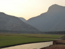 Lake bed at Dusk